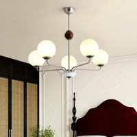 Lampe suspendue moderne Nordic Magic Bean, lustre français pour salon, style vintage Bauhaus, lampe suspendue en fer pour restaurant et chambre à coucher