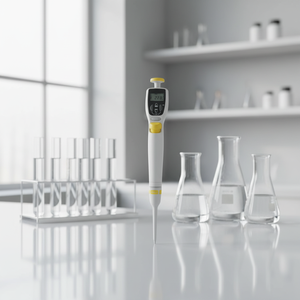 MRBEST Dijital Ayarlanabilir Pipet 20 - 200uL LCD Ekranlı Laboratuvar Mikropipeti - Product Image 1