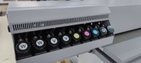 Imprimante UV à encre directe pour vêtements, carte d'identité, texte en relief, impression sur imprimante de bouteilles en verre