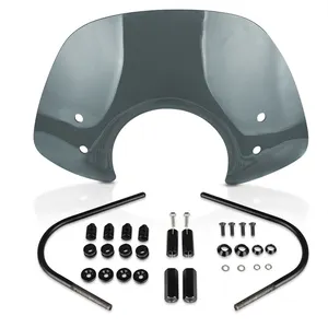 Defletor de vidro para motocicleta, para vespa gts 250 gts 300, acessórios, plástico abs, proteção contra o vento, velocidade, spoiler