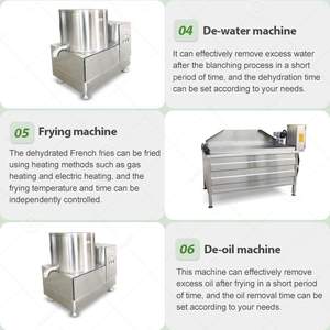 Nouvelle ligne de production entièrement automatique à petite échelle pour la transformation de frites surgelées et de chips de pommes de terre, haute productivité - Product Image 4