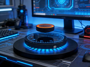 Support d'affichage magnétique à lévitation HCNT, rotation à 360 degrés, lumière colorée, affichage flottant pour modèles et jouets, prend en charge 300G-350G - Product Image 2