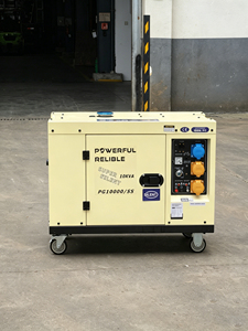 Generador diésel portátil silencioso de 15 kVA con arranque eléctrico y refrigeración por aire - Product Image 2