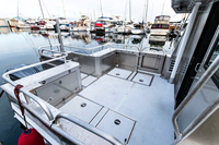 Bateau de pêche catamaran à double coque en aluminium entièrement soudé Kinocean CB-270 de 27 pieds (8,25 m) pour la navigation océanique