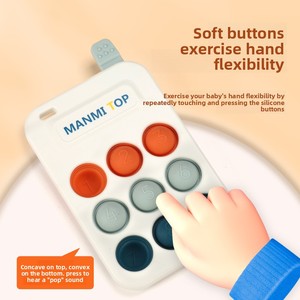 Anti-stress plastic mobiele telefoon knijpbal speelgoed voor kinderen educatief vingerdrukplankje - cadeau voor baby's - Product Image 2