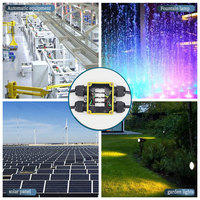 Boîtiers de câblage de câbles d'alimentation électrique étanches 2 en 2 sorties pour l'extérieur Boîtiers d'instruments électriques d'intérieur pour l'irrigation légère