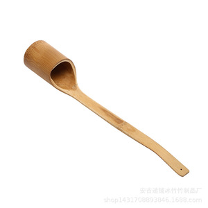 Cuchara de Agua de Bambú con Mango Largo, Juego de Servir Vino Tradicional Chino Ecológico - Product Image 5