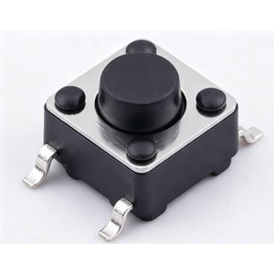 KH-6X6X5H-STM Componentes Electrónicos Originales, Interruptor Táctil SPST de 5 mm, Tipo Ala de Gaviota, 6 mm x 6 mm, Montaje en Superficie - Product Image 1