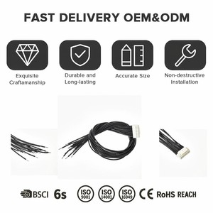 Assemblage de câbles personnalisé ODM OEM JST Molex Dupont MX1.25 pas de 2, 3, 4, 5, 6 broches, prise femelle pour appareils électroménagers, câblage électronique - Product Image 2