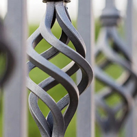 Balaustre d'Escalera Larglong Escalier Balustre Partie Ornemental Décoratif Panier En Fer Forgé Vente En Gros Panier Rond En Fer Forgé