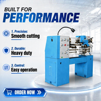Tour horizontal compact CQ6133, 99 % neuf, haute performance, mini-machine à tourner universelle manuelle de 500 mm