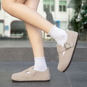 Birkenstocks Cómodos Zuecos de mula de plataforma con cierre Toe Zapato suave para Otoño Invierno y Primavera Zuecos de jardín - Product Image 3