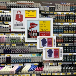 Écran numérique E-paper de 1,8 pouce pour affichage de prix sur étagère, noir, blanc, rouge, jaune, 4 couleurs, affichage Eink Epaper, étiquettes de prix pour bijoux, euro - Product Image 1