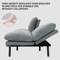 Causeuse Canapé Love Seat Canapés Bouton Tufté Rembourré Petit Canapé pour Chambre Solide et Facile à Installer Love Seats Meubles
