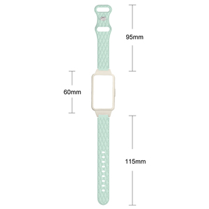 Bracelet + Étui pour Huawei <span class=keywords><strong>Band</strong></span> 6 <span class=keywords><strong>Pro</strong></span> NFC <span class=keywords><strong>7</strong></span> <span class=keywords><strong>Honor</strong></span> <span class=keywords><strong>Band</strong></span> 6 <span class=keywords><strong>7</strong></span>, Bracelet en Cuir Texturé, Bracelet en Silicone Respirant, Bracelet Intelligent Sportif - Product Image 4
