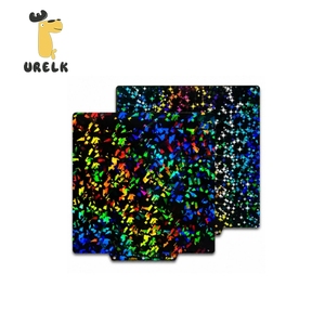 Plaque d'impression holographique PEF+PEY 235x235mm pour Adventurer AD5X/5M/5M <span class=keywords><strong>Pro</strong></span> <span class=keywords><strong>Ender</strong></span> <span class=keywords><strong>3</strong></span>, lit d'impression magnétique en acier à ressort Confetti Arc-en-ciel - Product Image 1