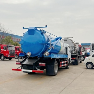 Camion-citerne à vide 4x2 de 5 m³ pour eaux usées septiques, monté sur camion, prix usine - Product Image 5