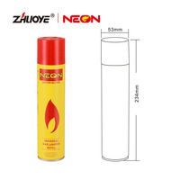 300ML allume-cigare rechargeable bon marché grande capacité briquet au gaz Butane recharge de carburant