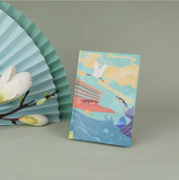 Carnet créatif antique style chinois chic, ensemble coffret cadeau à feuilles mobiles, carnet professionnel