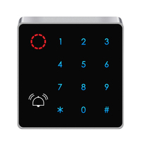 Système de contrôle d'accès WiFi Tuya App carré 86*86 mm, clavier RFID tactile, déverrouillage de porte, boîtier ABS étanche IP66