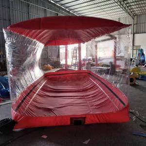 Pieghevole in tessuto Oxford per interni in PVC gonfiabile per auto Bubble auto copertura per tenda Garage in vendita - Product Image 2