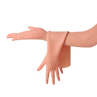 Guantes de Mano Femeninos 100% de Silicona, Mangas con Textura de Piel Altamente Simulada, Prótesis para Cubrir Cicatrices en el Brazo para Travestis y Cosplay
