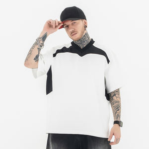 Nuevo Modelo de Jersey Holgado con Hombros Caídos, Estilo Cuadrado, con Letras, Cuello Redondo, Tejido de Algodón Grueso de Alta Calidad - Product Image 3