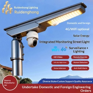 Lampione Solare da Esterno IP65 con Telecamera 4G, LED ad Alta Potenza Super Luminosi per Casa e Cortile - Product Image 3