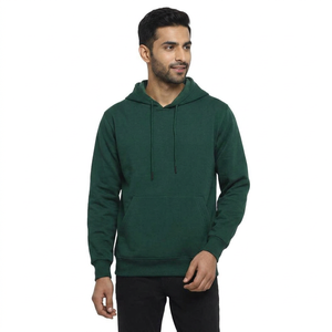 เสื้อฮู้ดดี้ทรงโอเวอร์ไซส์แบบซิป Unisex ผ้าเฟรนช์เทอร์รี่ คุณภาพสูง พร้อมลายปัก ดีไซน์เรียบง่าย รับสกรีนลายตามสั่ง สำหรับผู้ชาย - Product Image 1