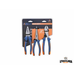 Surtido de alicates y cortadores de alambre de 3 herramientas resistentes B1732/5 - Product Image 1