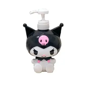 Yubon Sanrioed Cinnamoroll Lotion Bottle Kuromi My Melody Anime Cartoon Press Type Shower Bottle Shower Gel Hand Soap Bottle