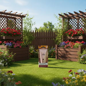 Wooden Garden Bed <b>Rectangle</b> Plant <b>Planter</b> Box Elegant Fencing Trellis Gates Garden Use - Product Image 2