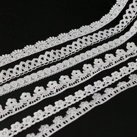 Conception personnalisée Solute d'eau Bordure de dentelle Guipure brodée Garniture de dentelle