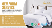Vente en gros d'usine, ensemble de housse de couette en coton tissé 300TC 100%, personnalisable, doux, lavable, ensemble de linge de lit de luxe pour hôtel