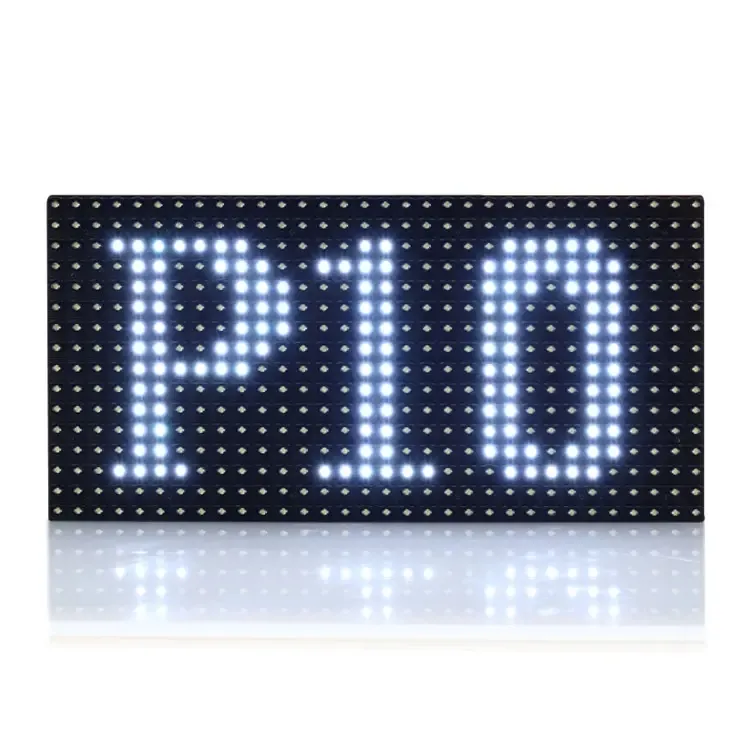 Best Price 320*160mm P10 DIP Outdoor Single Color White Red LED Display Module Moving Scrolling Display