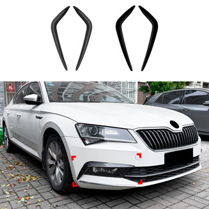 Spoiler Delantero para Skoda Superb Mk3 2015-2019, Textura de Fibra de Carbono, Adhesivo Decorativo - Product Image 5