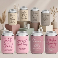 Enfriadores de Latas Personalizados de Neopreno, Duraderos y Modernos, con Texto/Logotipo/Diseño Personalizado para Recuerdos de Fiesta de Bodas