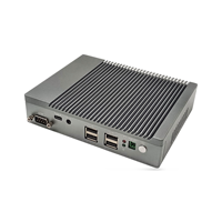 Komputer Mini Tanpa Kipas PC Industri Intel Celeron J6412 Dual Gigabit LAN Sistem Operasi Windows/Linux PC Tertanam untuk Otomasi Industri