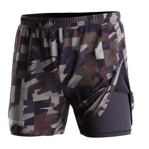 Pantalones Deportivos de Compresión de Secado Rápido para Gimnasio, Diseño Personalizado, Pantalones Cortos Deportivos 2 en 1 con Estampado de Camuflaje - Product Image 1