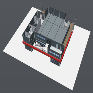 Abri d'urgence incendie, cabine de secours pour la lutte contre les incendies avec mobilité flexible, unité de sauvetage à réponse rapide, compatible énergie solaire - Product Image 5