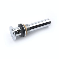 Bouchon de vidange de lavabo moderne pivotant à fente, avec couvercle rotatif, chromé, facile à nettoyer, garantie 2 ans, pour usage hôtelier