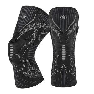 <span class=keywords><strong>Genouillère</strong></span> de sport personnalisée avec logo, coussinet en gel de silicone <span class=keywords><strong>et</strong></span> stabilisateurs à ressort, faible MOQ, design unique, manchon de compression pour genou, OEM - Product Image 2