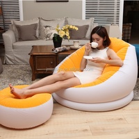Sofá Cama Seccional Inflable Air Lounge, Plegable, Moderno y Elegante, Muebles para Sala de Estar y Dormitorio, Nuevo 2020, de PVC