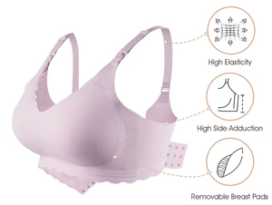 Soutien-gorge d'allaitement en coton prêt à être expédié pour femmes enceintes - Product Image 2