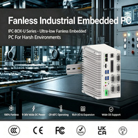 Boîtier PC industriel embarqué WiFi/4G/5G ODM/OEM, processeur Core I7/i5/i3, calcul sans ventilateur