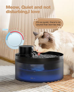 Distributore automatico senza fili di acqua corrente per cani e <span class=keywords><strong>gatti</strong></span> uscita di circolazione sistema Pet fontana ciotola - Product Image 5