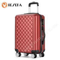 Valise à roulettes Resenna PC avec roues pivotantes ABS, serrure, compartiment extensible réduisant la charge - Sac de voyage décontracté