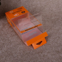Emballage électronique grand public en plastique PVC, impression transparente personnalisée, emballage de chargeur rapide de téléphone avec crochet