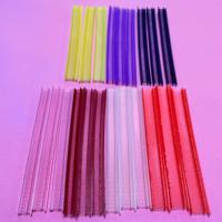 Vente en gros de broches en I en nylon fin multi-taille goupille d'étiquetage à boucle colorée élastique tressée non extensible goupille en plastique