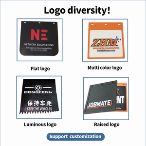 Özel Logo ticari dereceli uyarlanmış yarı römork çamur flep ile ağır kamyon çamur muhafızları - Product Image 4